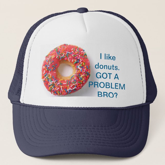 Doughnut Lover ♥ Trucker Hat (Front)