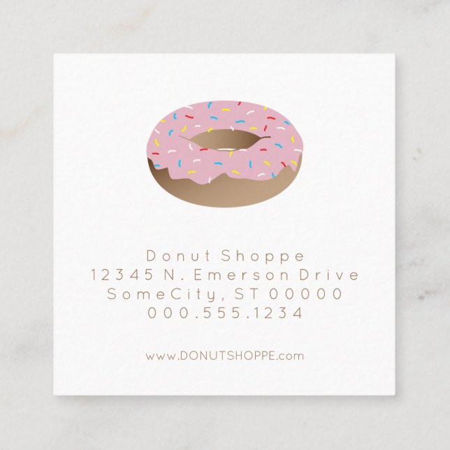 doughnut loyalty stamp (Back)