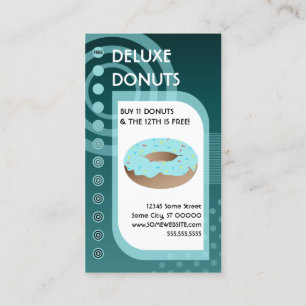 doughnut loyalty teals card