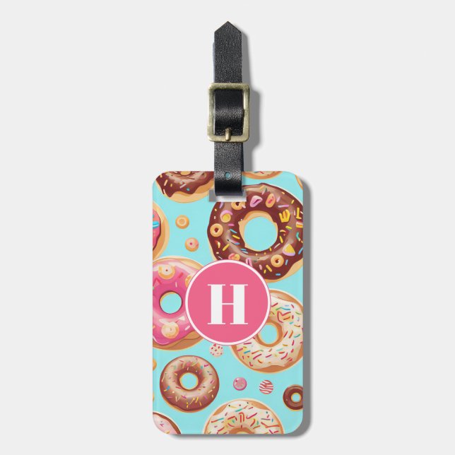 Doughnut Luggage Tag (Front Vertical)