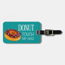 Doughnut Luggage Tag