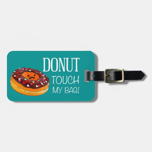 Doughnut Luggage Tag (Front Horizontal)