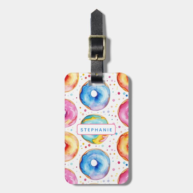 Doughnut Luggage Tags (Front Vertical)