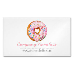 Doughnut Magnetic Business Card