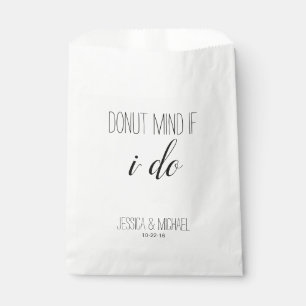 Doughnut mind if I  do custom wedding favour candy Bags