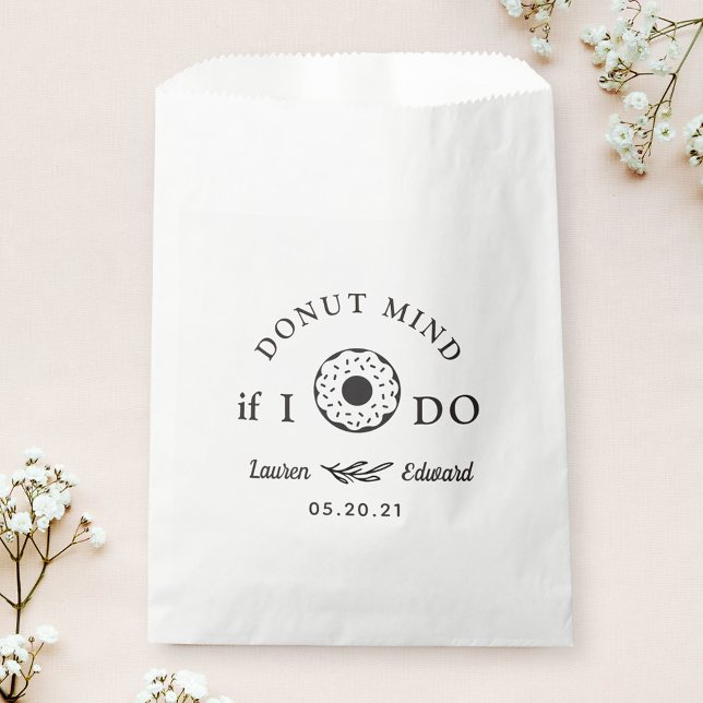 Doughnut Mind If I Do Wedding Bridal Shower Doughn Favour Bags (Creator Uploaded)