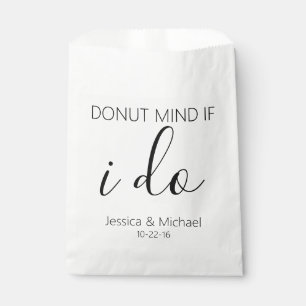 Doughnut mind if I  do wedding favour candy Custum Bags