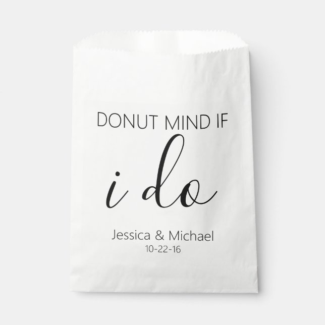 Doughnut mind if I  do wedding favour candy Custum Bags (Front)