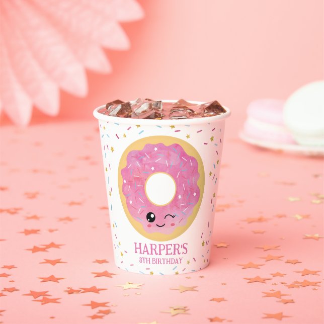 Doughnut Miss Out Paper Cups (Insitu)