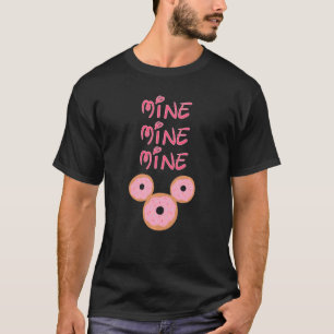 Doughnut Mouse Ears Mine Mine Mine Seagull Finding T-Shirt
