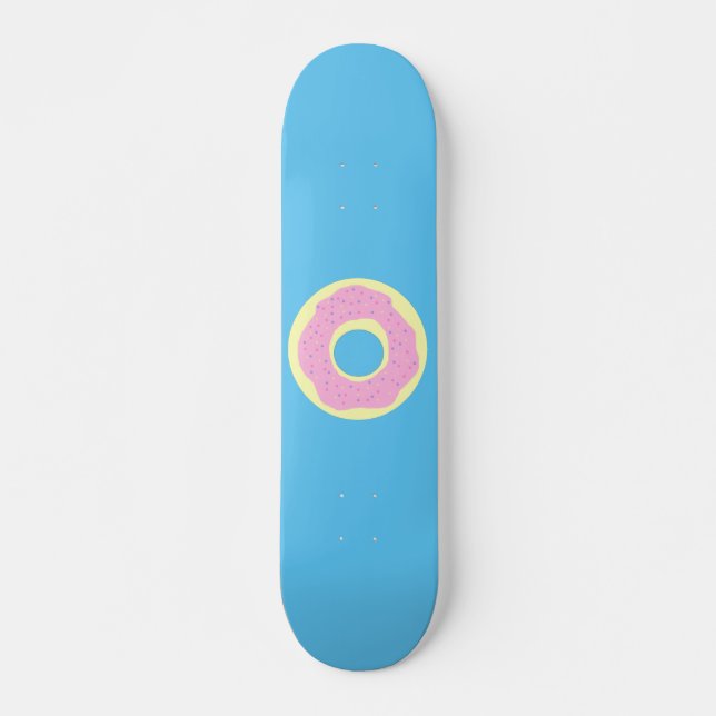 doughnut painting art skateboard (Front)