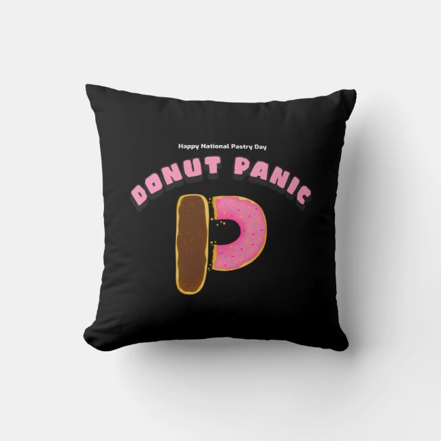 Doughnut Panic  Cushion (Front)