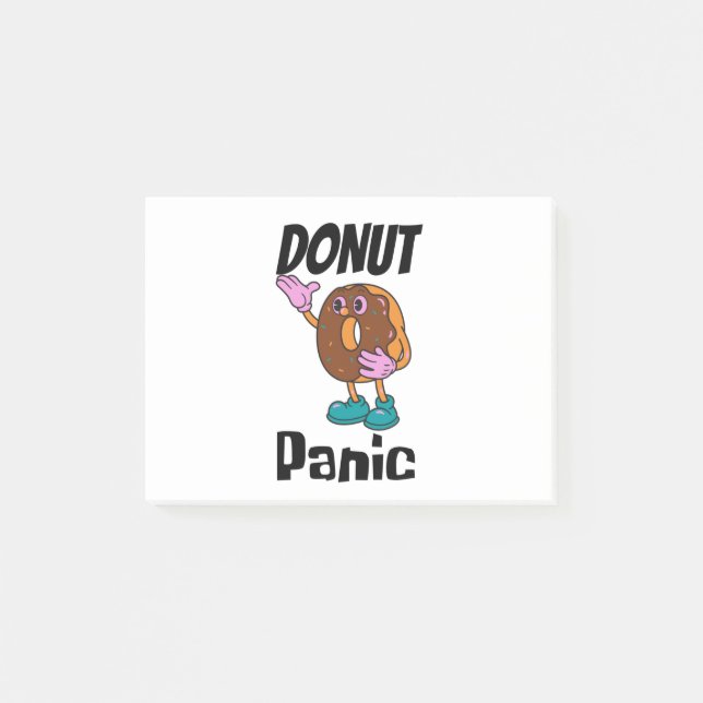 Doughnut panic doughnut post-it notes (Front)
