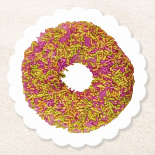 Doughnut  paper coaster