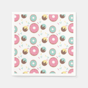 Doughnut Party Baby Shower Sprinkles Napkin