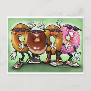 Doughnut Party Postcard