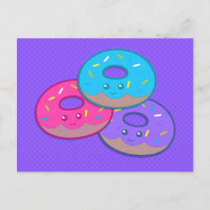 Doughnut Party Postcard