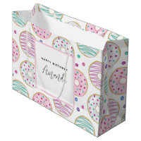 Doughnut Pattern Cute Colourful Birthday