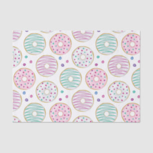 Doughnut Pattern Cute Colourful Tissue Paper