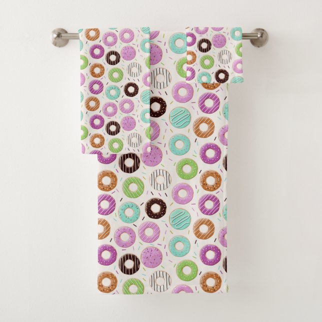 Doughnut Pattern towel set (Insitu)
