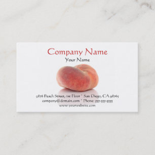 Doughnut Peach Business Card