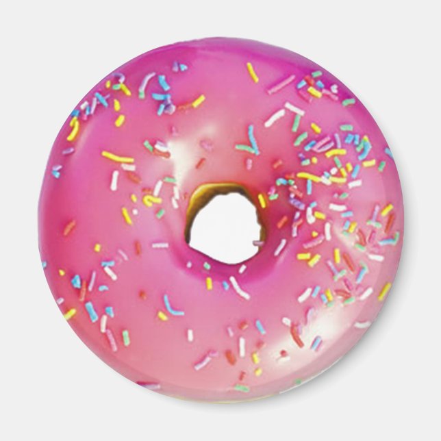 Doughnut Pink Magnet (Front)