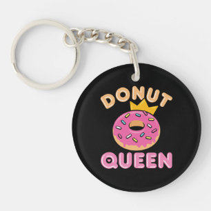 Doughnut Queen Key Ring