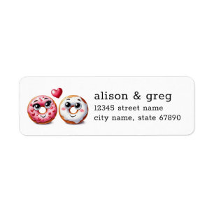 Doughnut Return Address Labels
