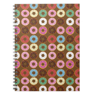 Doughnut Round Spiral Notebook