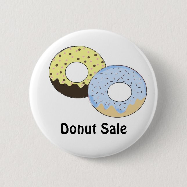 Doughnut Sale 6 Cm Round Badge (Front)
