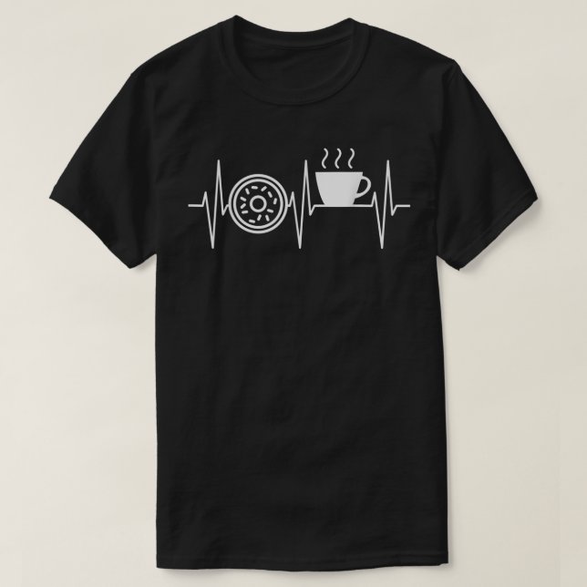 Doughnut Shirt Funny Coffee Lover Doughnut Doughnu (Design Front)