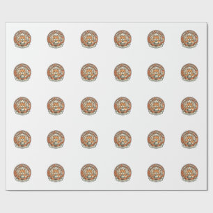 Doughnut Shop Cat Doughnut Shop Cat Vintage Vector Wrapping Paper