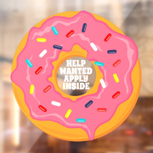 Doughnut Shop Help Wanted Apply Inside Doughnut Ho