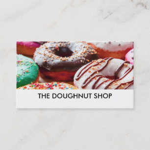 Doughnut Shop Image Businesscards Business Card