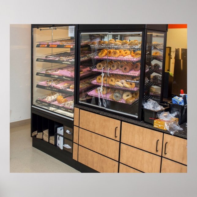 Doughnut Shop Photograph Poster (Front)