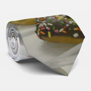 Doughnut Shop Photograph Tie
