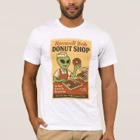 Doughnut Shop Roswell Aliens 1950's Retro