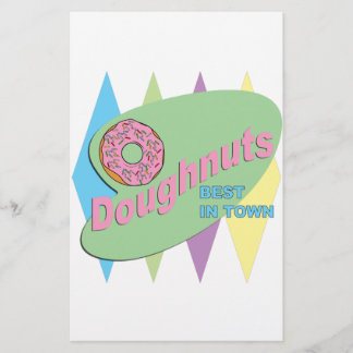 doughnut shop stationery