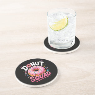 Doughnut Sprinkle Kindness Funny Coaster