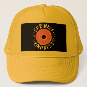 Doughnut Sprinkle Kindness Funny Girls Women Dough Trucker Hat