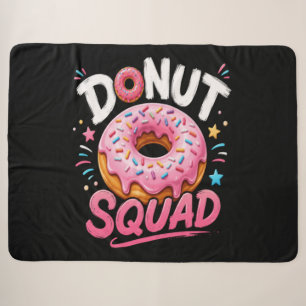 Doughnut Sprinkle Kindness Funny Sherpa Blanket