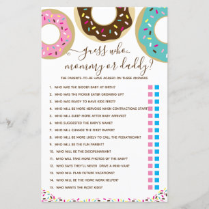 Doughnut Sprinkled With Love Guess Who? Game