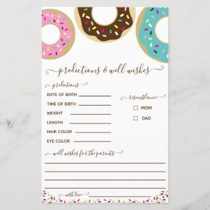 Doughnut Sprinkled With Love Prediction & Well Wis