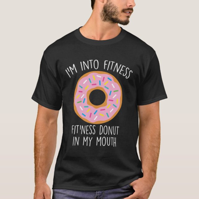 Doughnut Sprinkles Doughnut Fried Dough Sweet Snac T-Shirt (Front)