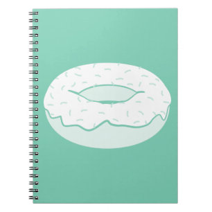 doughnut sprinkles spiral notebook
