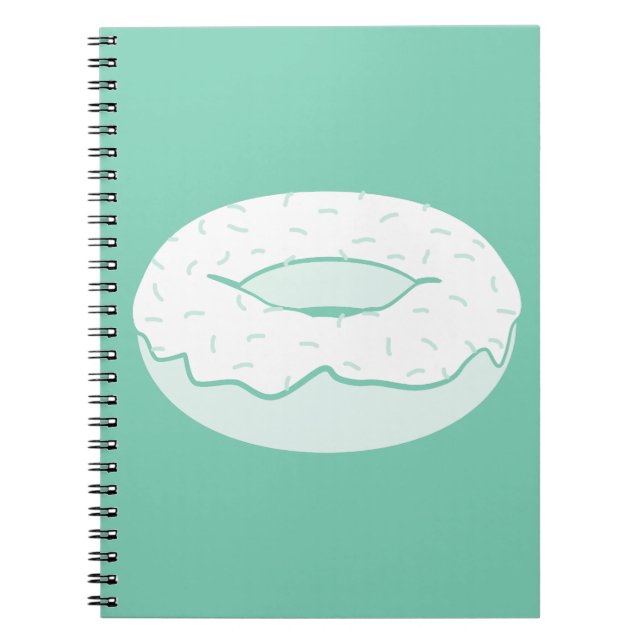 doughnut sprinkles spiral notebook (Front)
