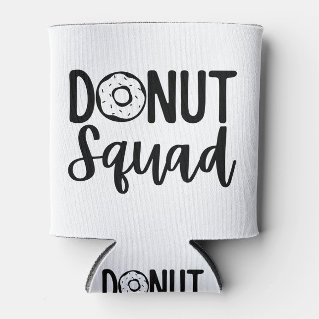 Doughnut Squad   Can Cooler (Front)