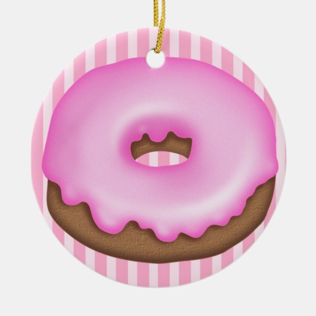 Doughnut - SRF Ceramic Tree Decoration (Front)