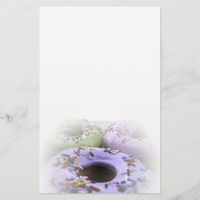 Doughnut Stationary Stationery (Front)