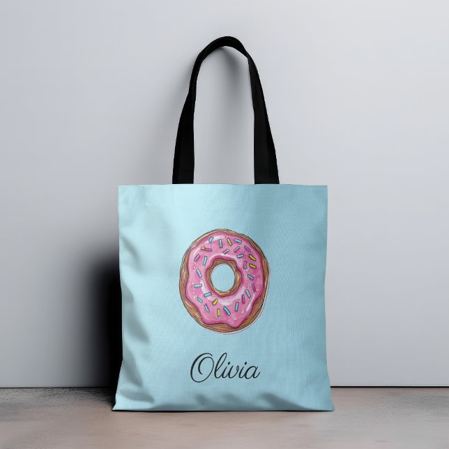 Doughnut Sweet Girl Sprinkles Tote Bag (Creator Uploaded)